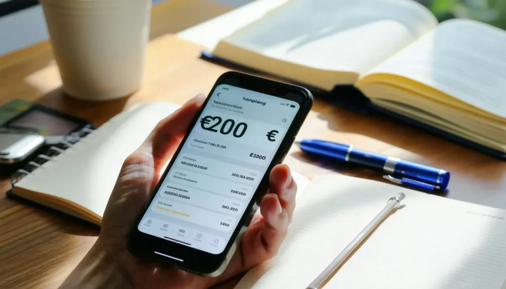 virement bancaire 200 euros