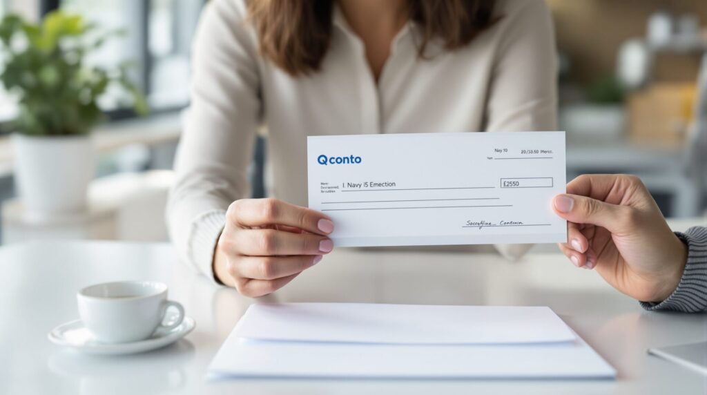 délai encaissement chèque qonto