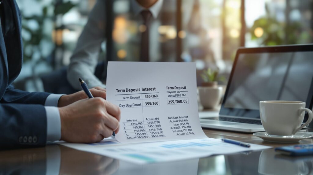 calcul interet compte a terme