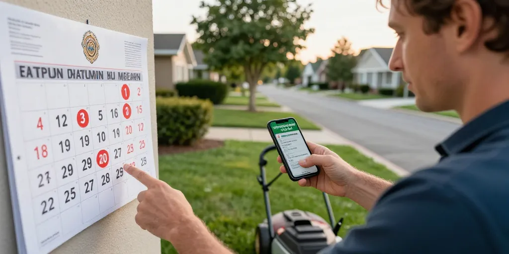 horaire des tontes de pelouse