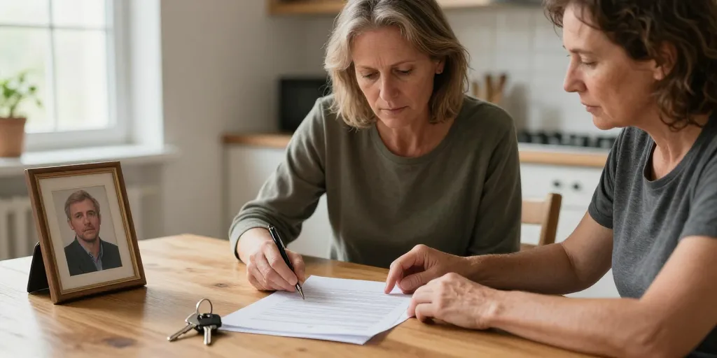 communauté réduite aux acquêts décès